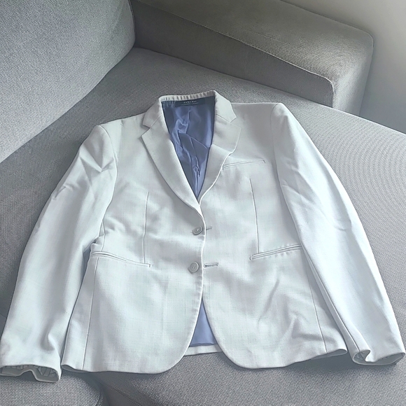 Zara Man Grey Stretch Suit - Picture 6 of 8